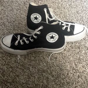 Size 8 Converse Platforms, and size 8 cute leather boots